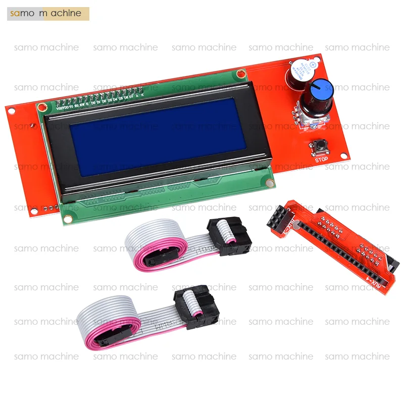 reprap-smart-controller-3d-printer-display-main-view-01 پک کامل نمایشگر پرینتر سه بعدی Reprap Smart Controller با کابل و برد