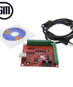 برد کنترلر به همراه کابل برد کنترلر Mach3 چهار محور 100KHz سامو ماشین