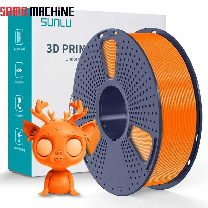fylamnt-pla-plus-brnd-sunlu-rng-narnjy-1-75mm-gallery-02 تصویر اصلی فیلامنت PLA PLUS برند SUNLU رنگ نارنجی سامو ماشین