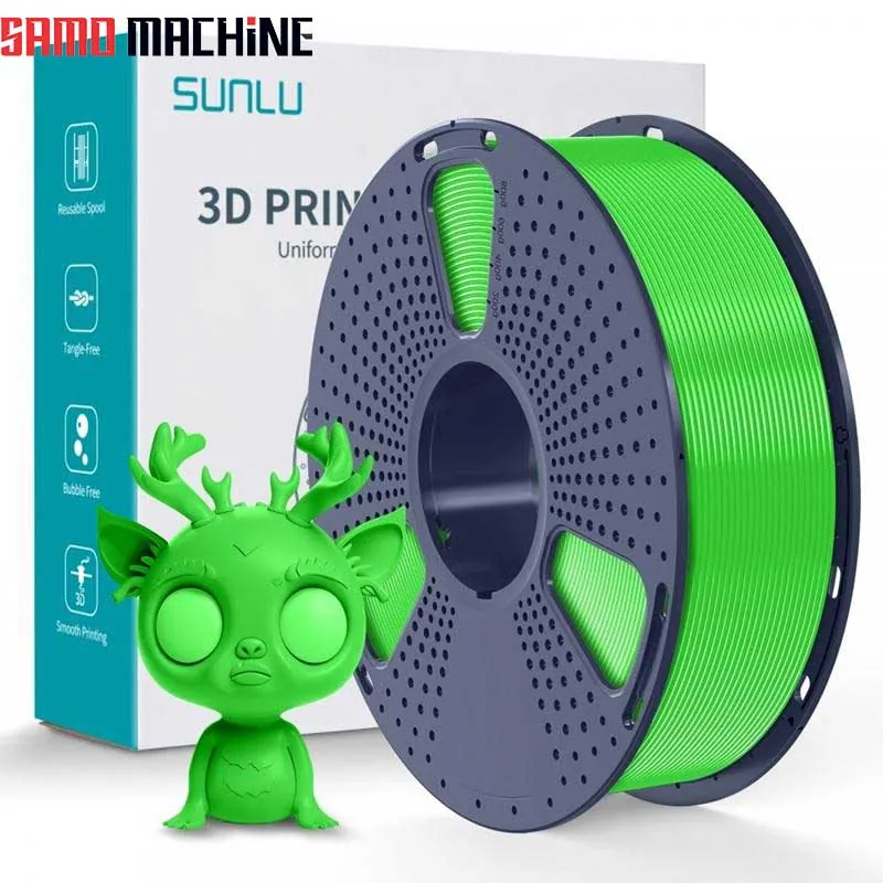 fylamnt-pla-plus-brnd-sunlu-rng-sbz-1-75mm-main-view-01 تصویر اصلی فیلامنت PLA PLUS برند SUNLU رنگ سبز سامو ماشین