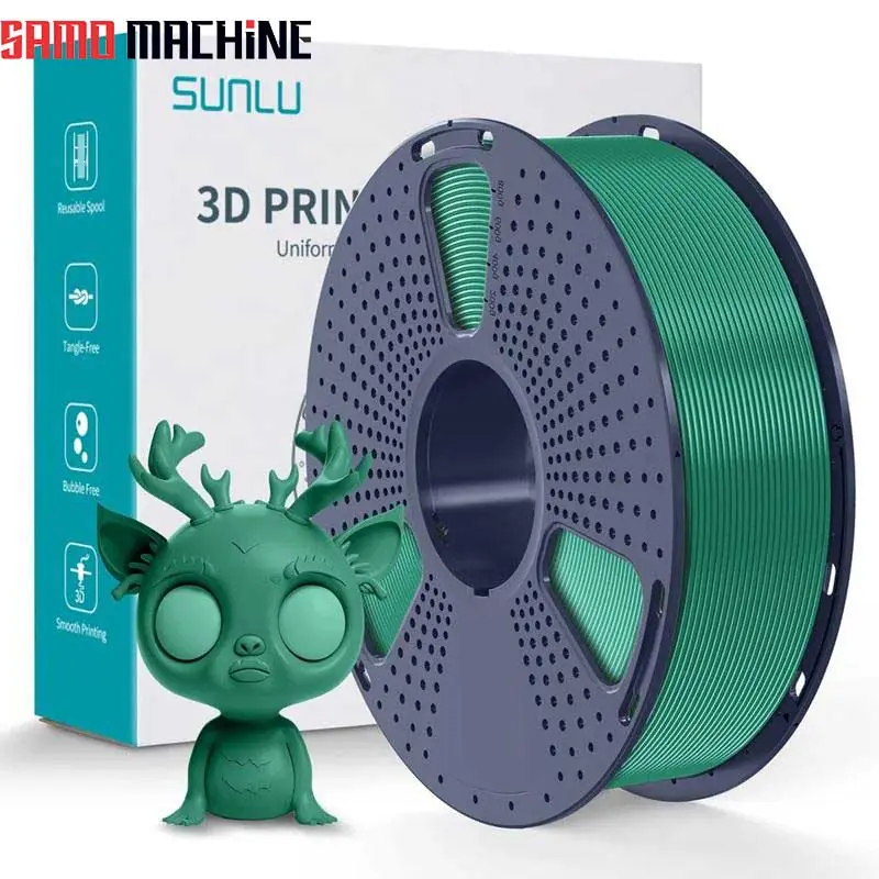 fylamnt-pla-plus-brnd-sunlu-rng-sbz-kajy-1-75mm-main-view-01 تصویر اصلی فیلامنت PLA PLUS برند SUNLU رنگ سبز کاجی سامو ماشین