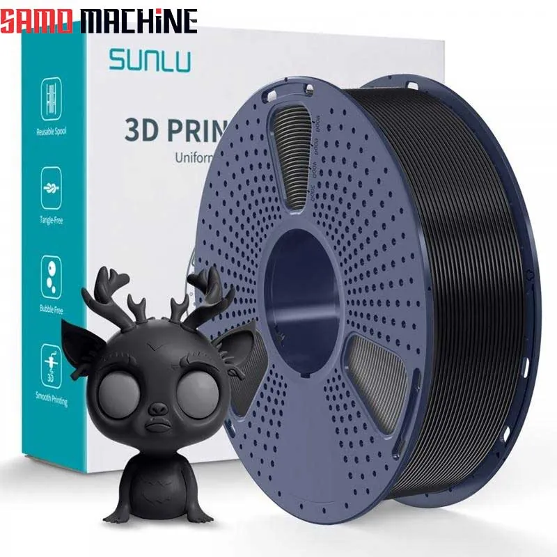 fylamnt-pla-plus-brnd-sunlu-rng-syah-1-75mm-main-view-01 تصویر اصلی فیلامنت PLA PLUS برند SUNLU رنگ سیاه سامو ماشین