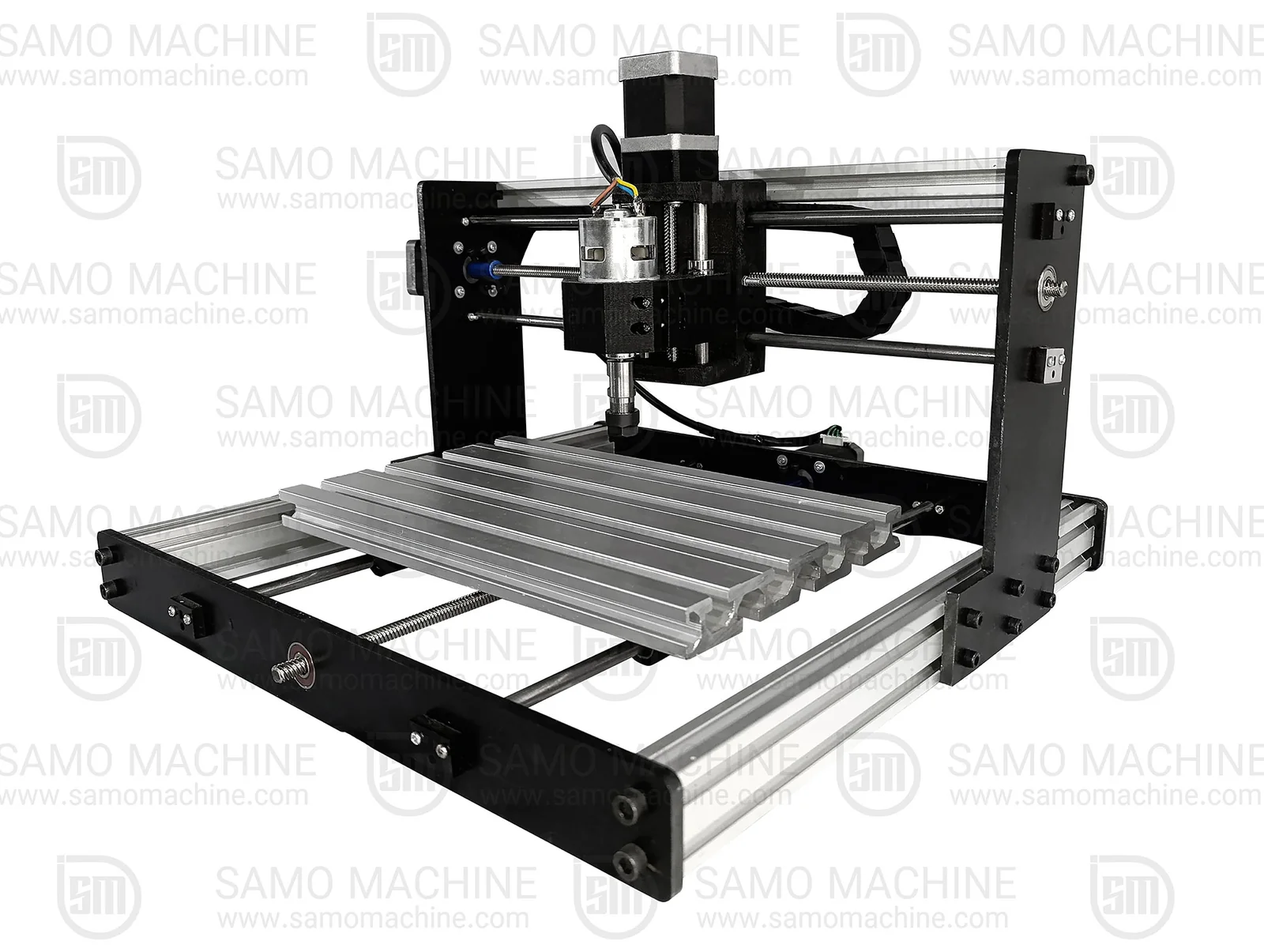 kit-cnc-3018-pro-main-view-01 کیت سی ان سی 3018 پرو سامو ماشین نمای کامل دستگاه
